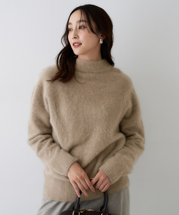 【大人な品格/ふわふわニット】フォックスカシミヤ コクーンニット12