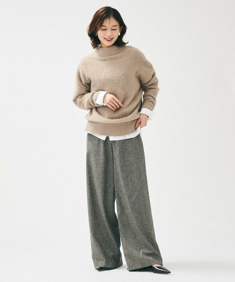 【大人な品格/ふわふわニット】フォックスカシミヤ コクーンニット13