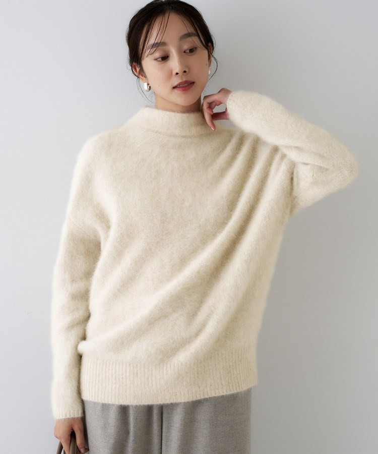 【大人な品格/ふわふわニット】フォックスカシミヤ コクーンニット16