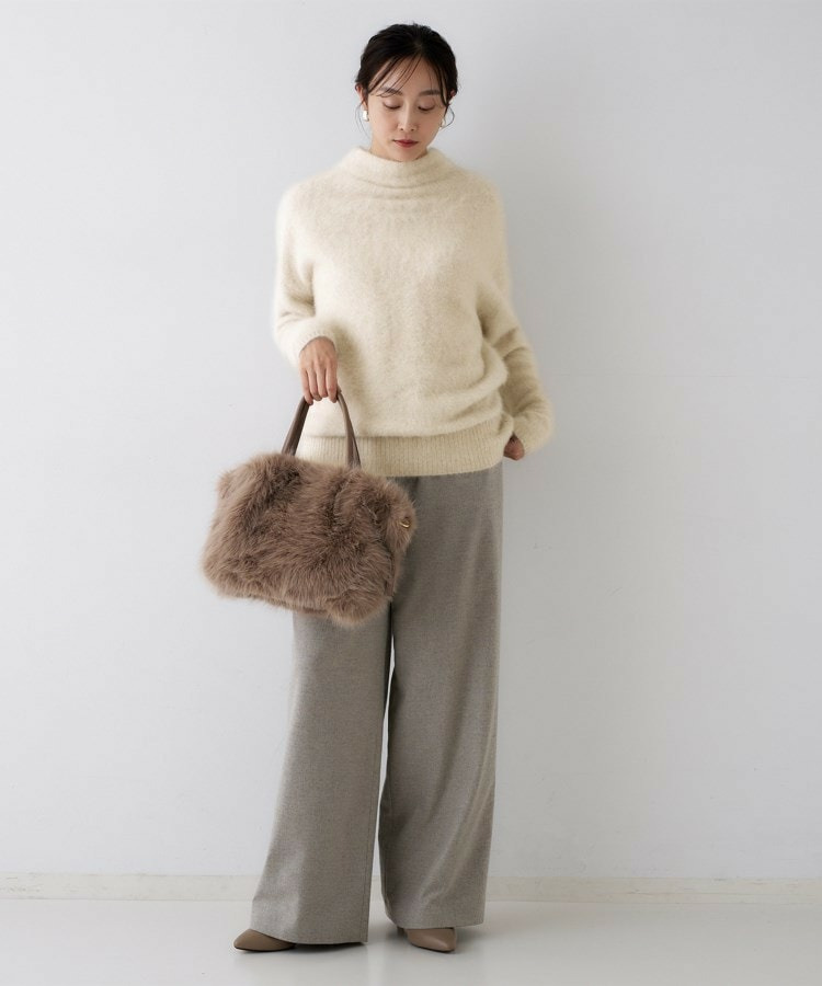 【大人な品格/ふわふわニット】フォックスカシミヤ コクーンニット18