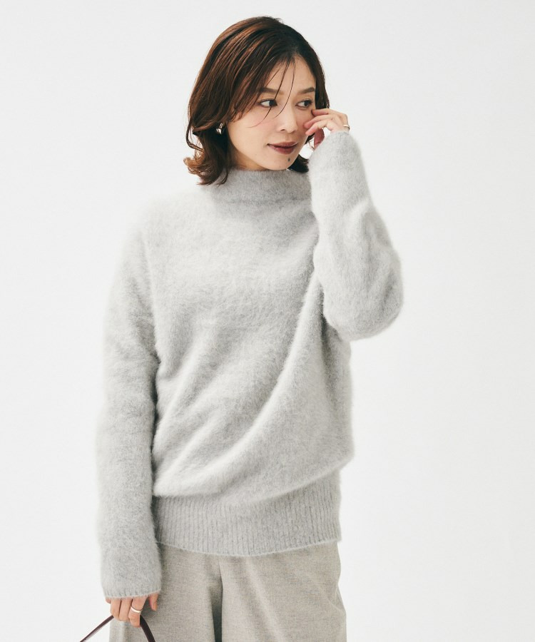 【大人な品格/ふわふわニット】フォックスカシミヤ コクーンニット3