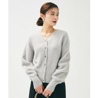 【大人な品格/ふわふわニット】フォックスカシミヤ2WAYカーディガン