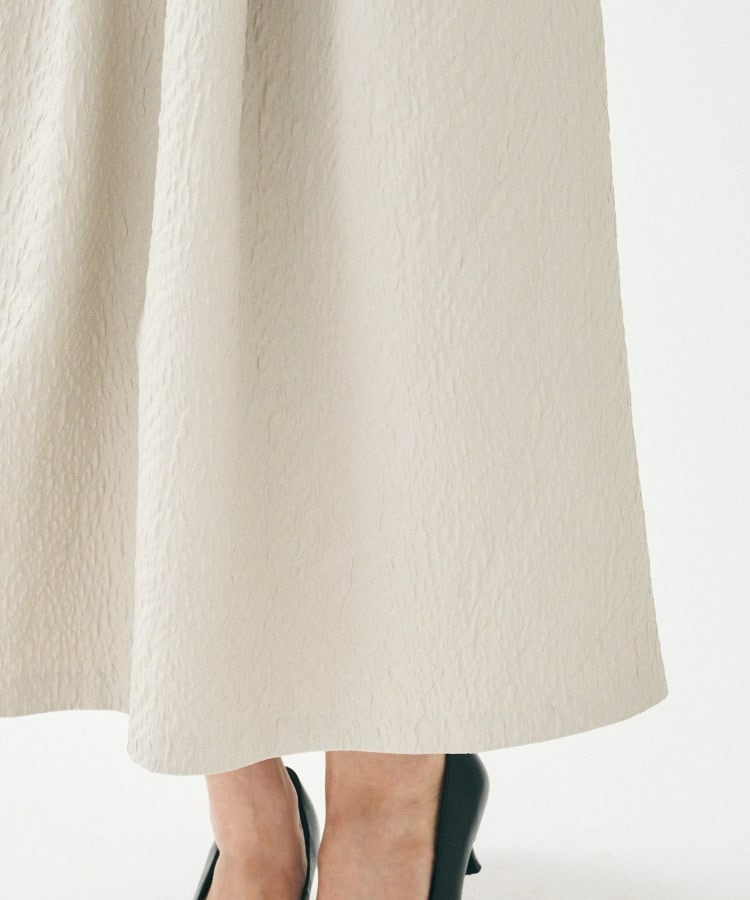 【大人フェミニン/トレンド】ニット×ジャカード ドッキングワンピース19