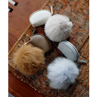 【トレンド／ギフト】ファー＆ポーチチャーム