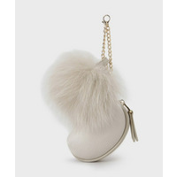 【トレンド／ギフト】ファー＆ポーチチャーム