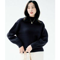 【ゆったりコンパクト】スポンディッシュ ボトルネックプルオーバー