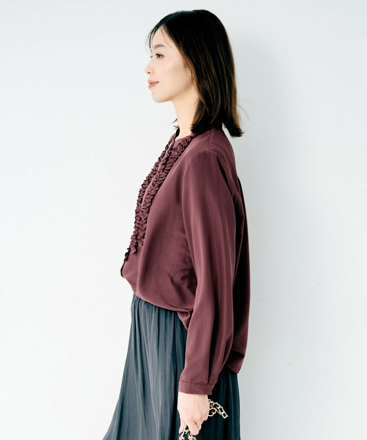 フロントフリルブラウス16