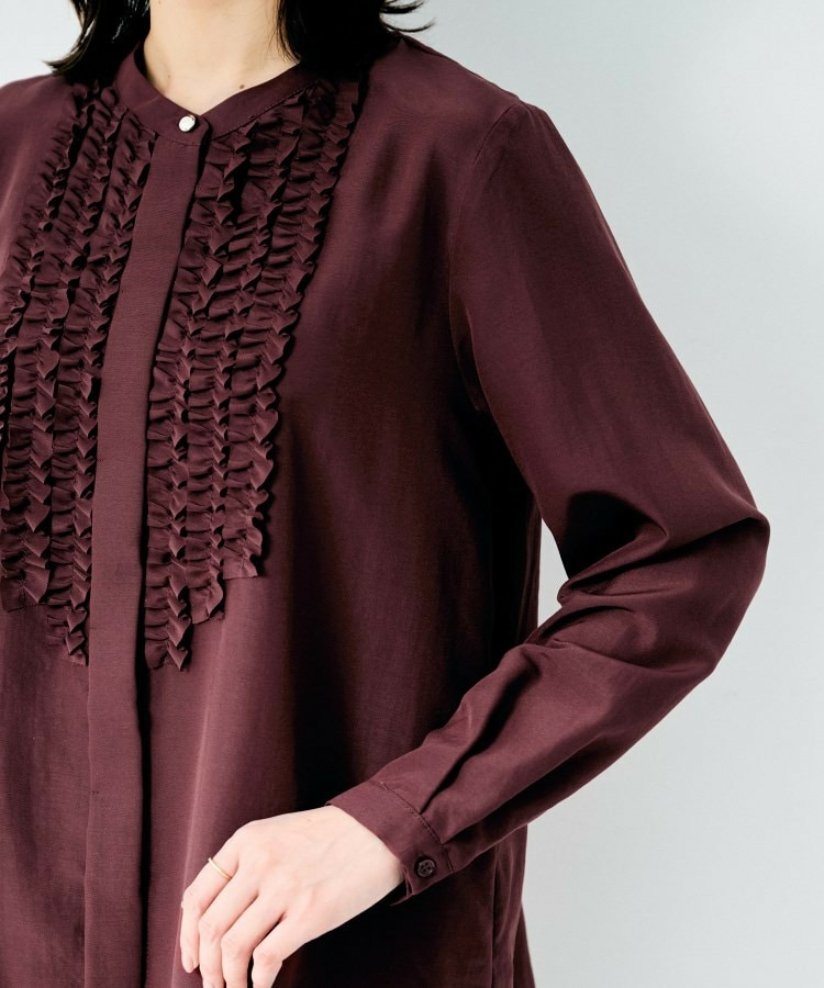 フロントフリルブラウス23