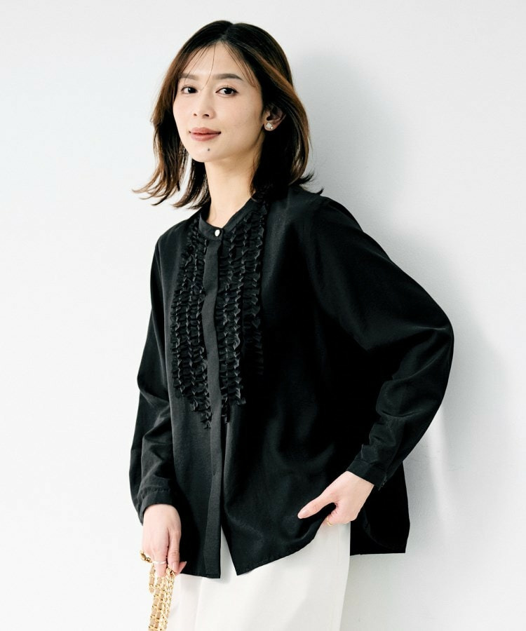 フロントフリルブラウス7