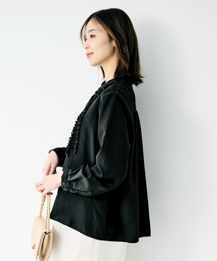 フロントフリルブラウス8