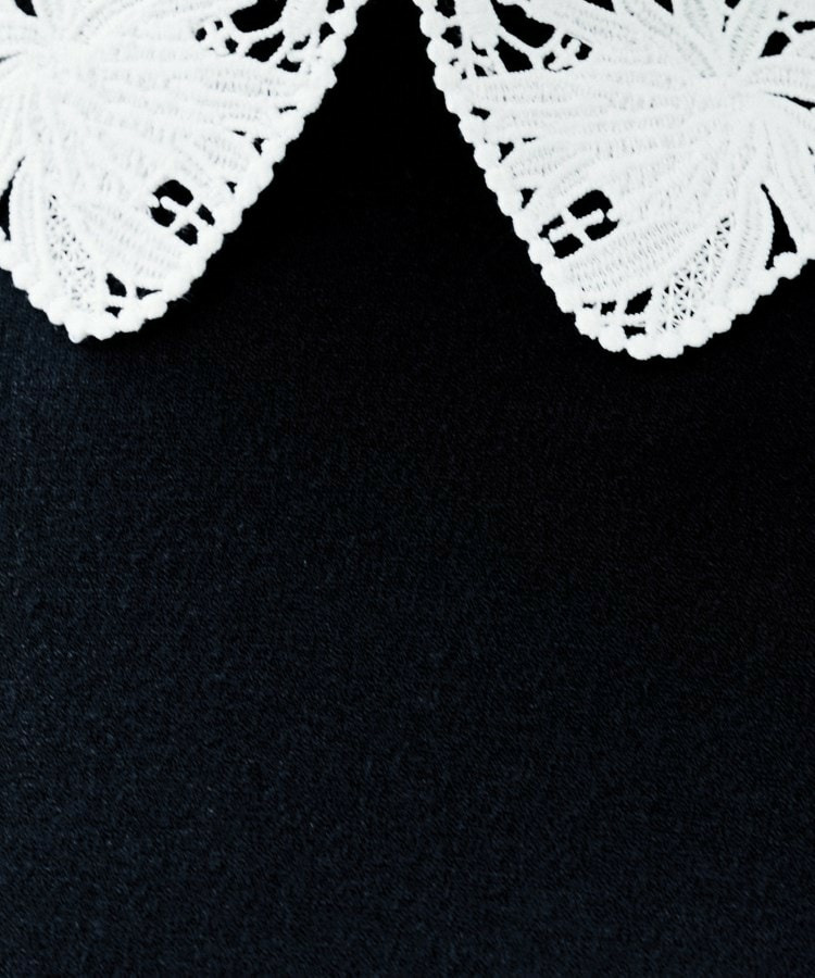 【洗える/カジュアルフォーマル】2WAYレース襟ニットプルオーバー16