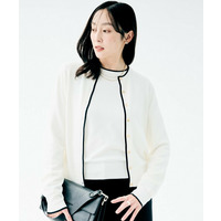 【アンサンブル可/洗える】ウォームスパン カーディガン