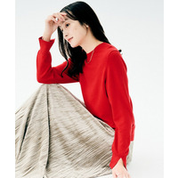 【アンサンブル可/洗える】ウォームスパンニット