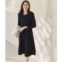 【洗える/ストレッチ性/フォーマル】ニットワンピース