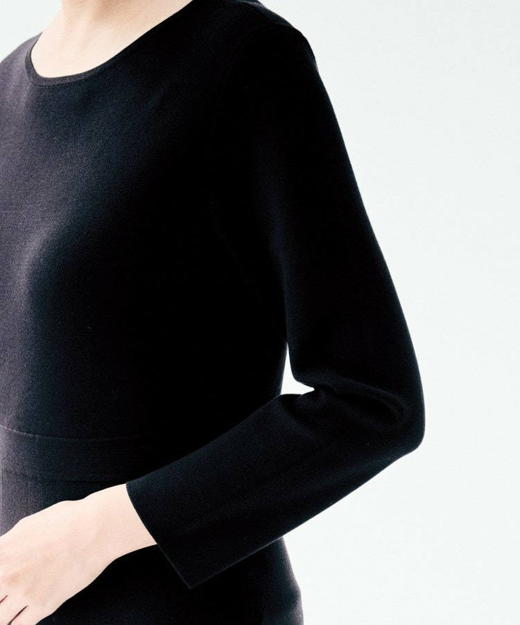 【洗える/ストレッチ性/フォーマル】ニットワンピース12