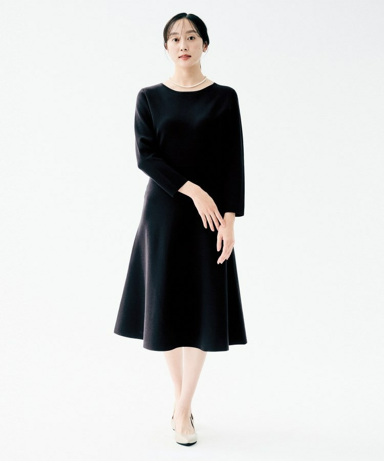 【洗える/ストレッチ性/フォーマル】ニットワンピース5