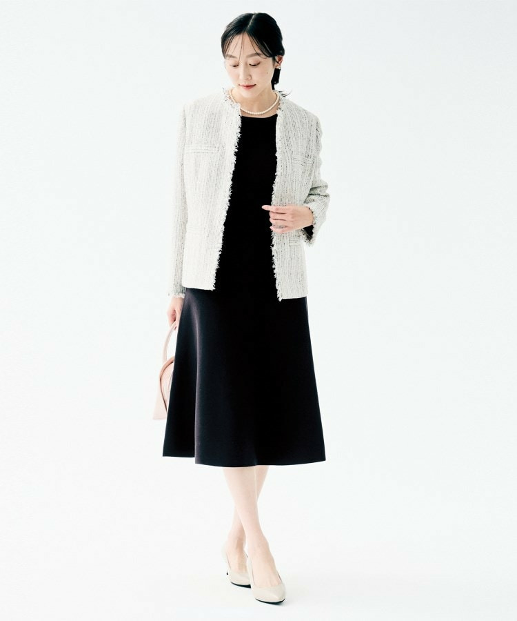 【洗える/ストレッチ性/フォーマル】ニットワンピース6