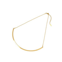 【追加/ステンレス】カーヴィプレートショートネックレス