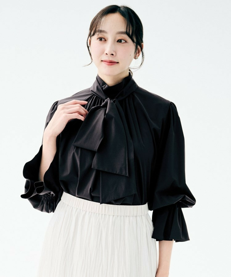 2WAYボウタイブラウス9