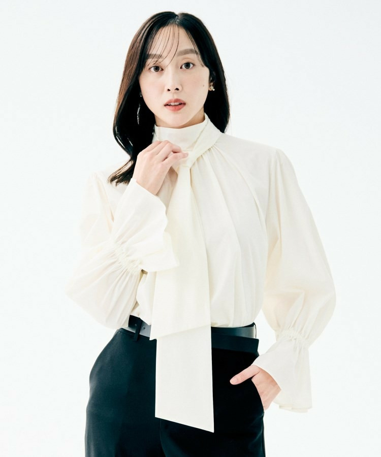 2WAYボウタイブラウス1