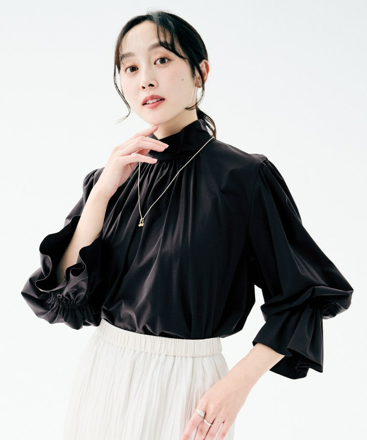 2WAYボウタイブラウス1