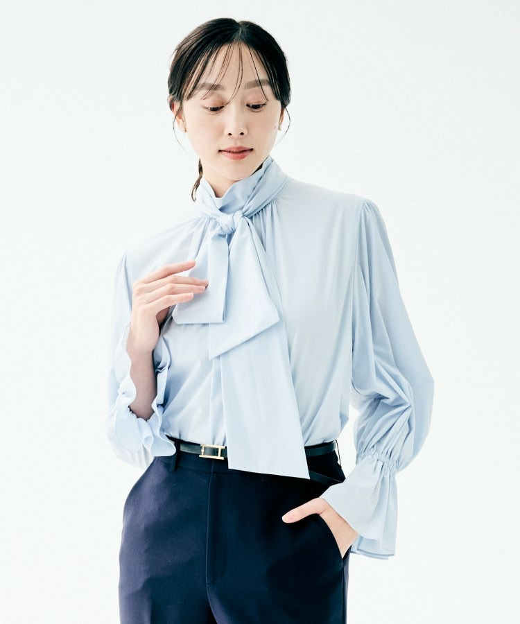 2WAYボウタイブラウス1