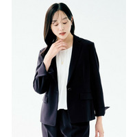 【洗える/ストレッチ性/軽い】テーラードジャケット