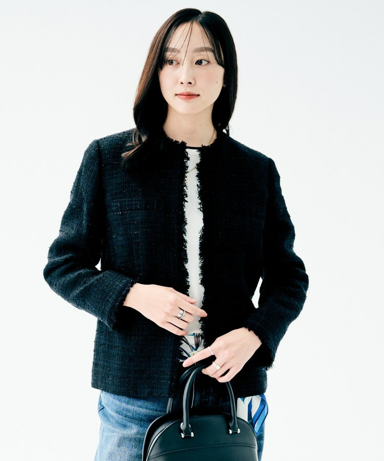 ファンシーツイード ジャケット13