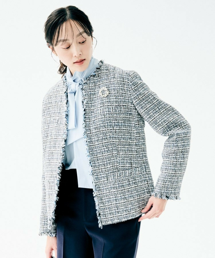 ファンシーツイード ジャケット8
