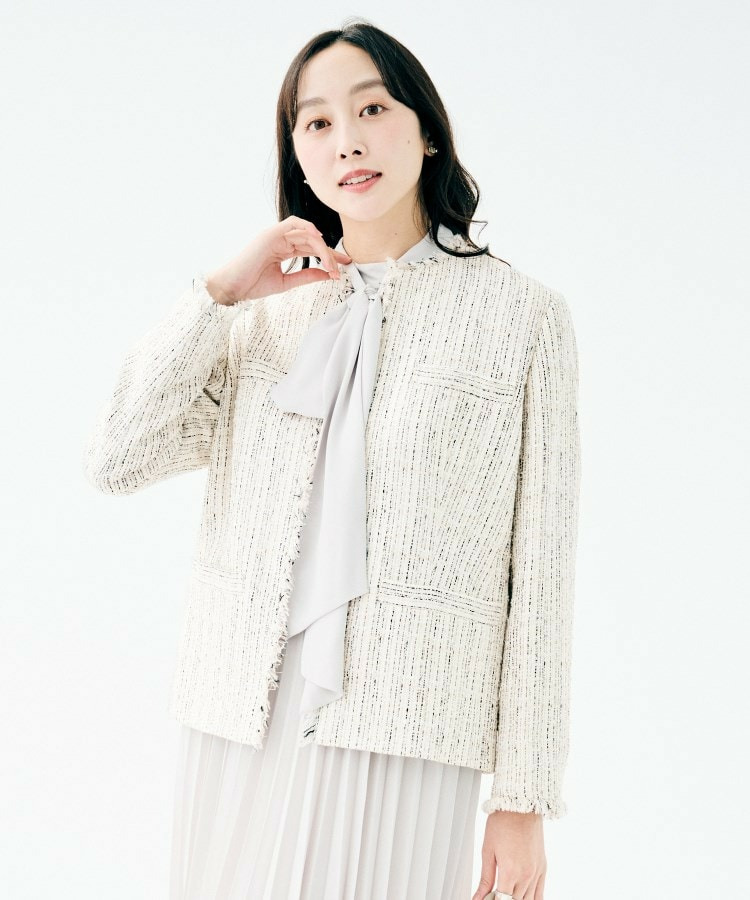 ファンシーツイード ジャケット1