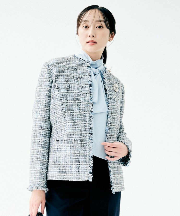 ファンシーツイード ジャケット1
