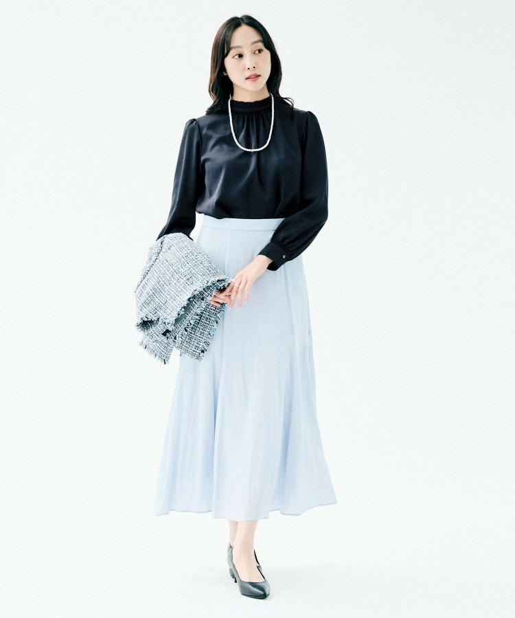 ハイネックフリル ブラウス13