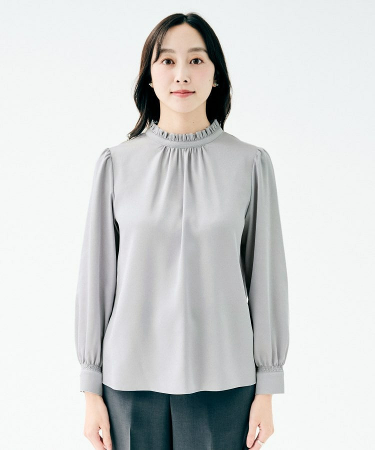ハイネックフリル ブラウス15