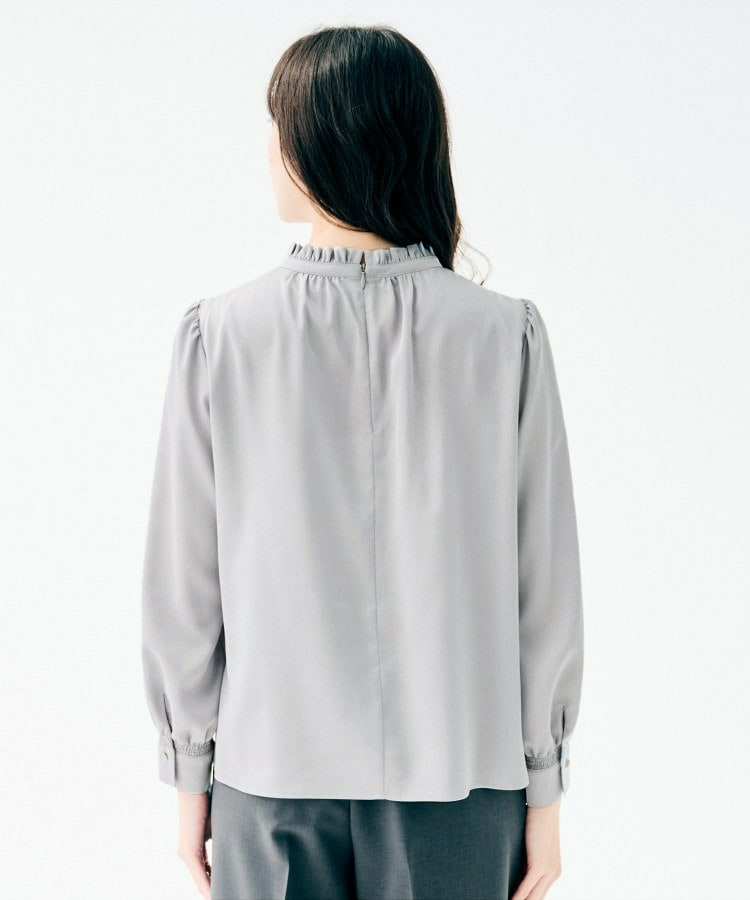 ハイネックフリル ブラウス17