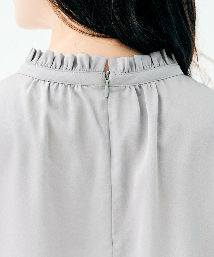 ハイネックフリル ブラウス19