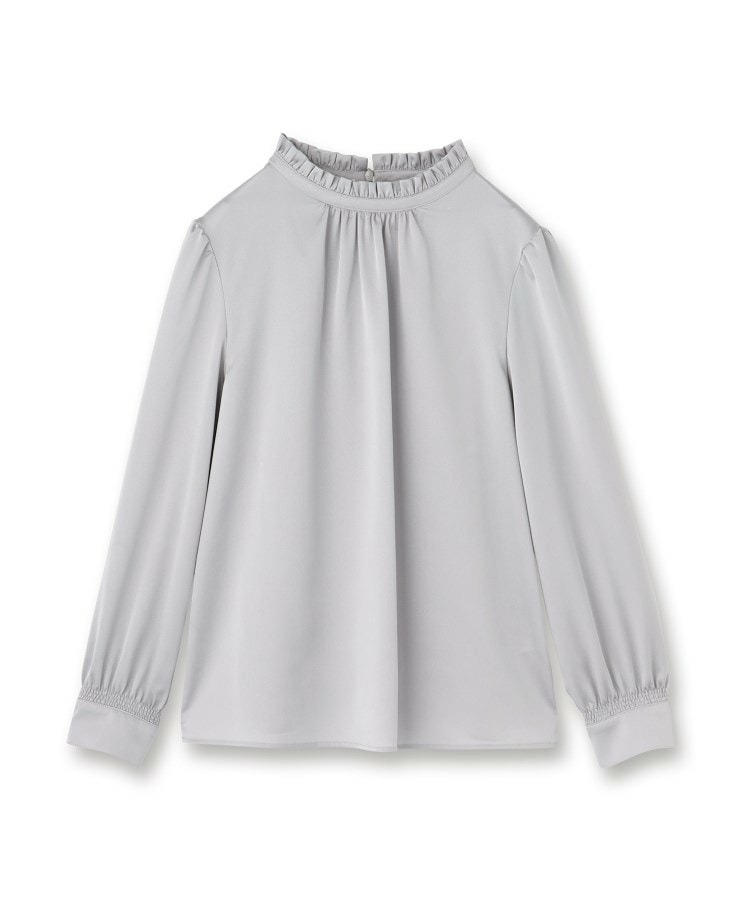 ハイネックフリル ブラウス2