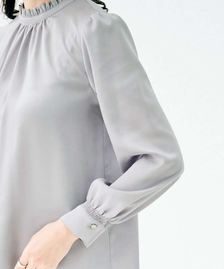 ハイネックフリル ブラウス20