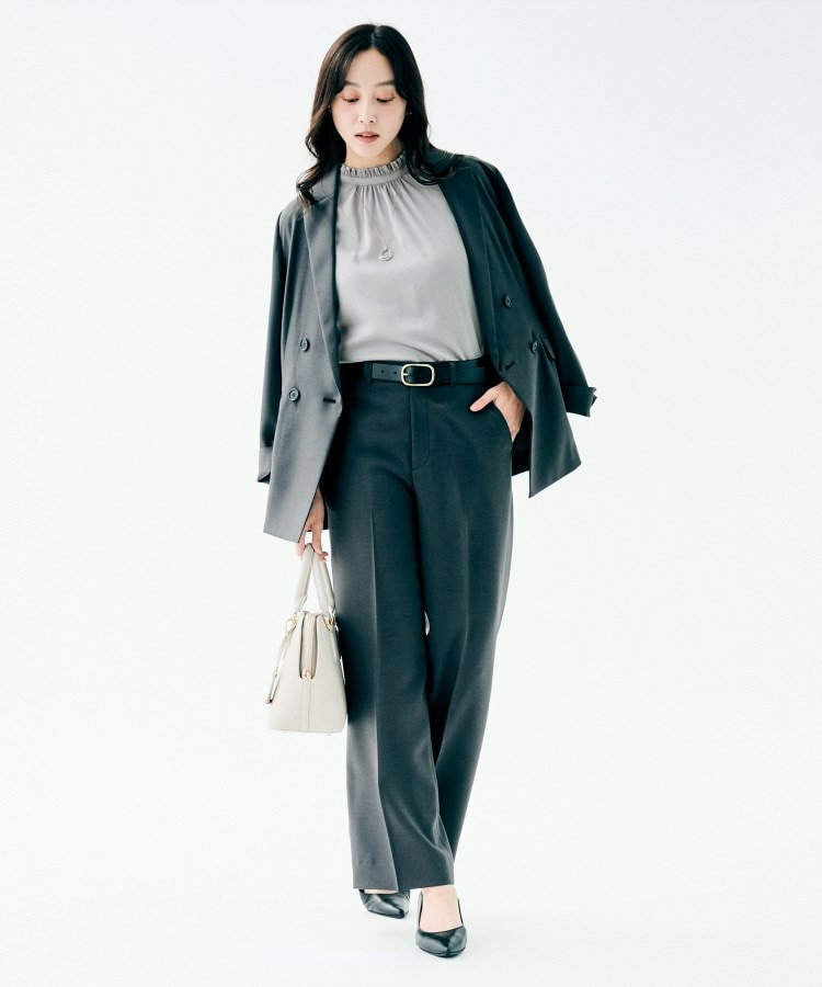 ハイネックフリル ブラウス9