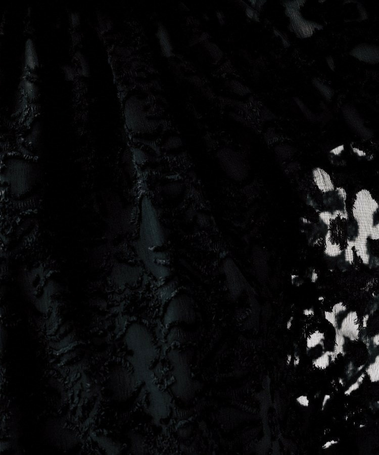 カットジャカード ボウタイブラウス12