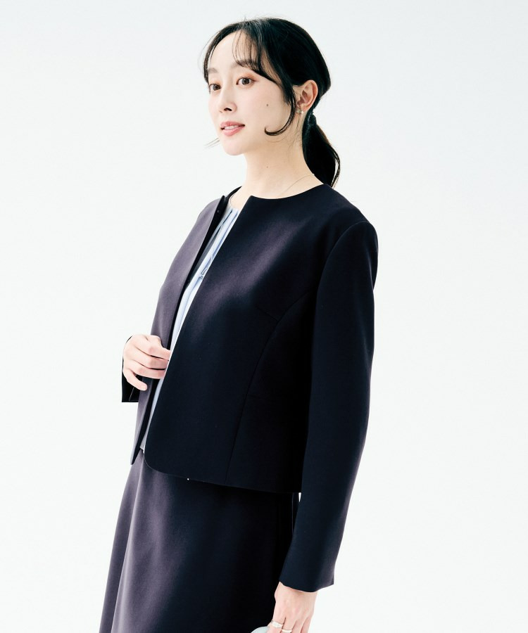 ノーカラージャケット17