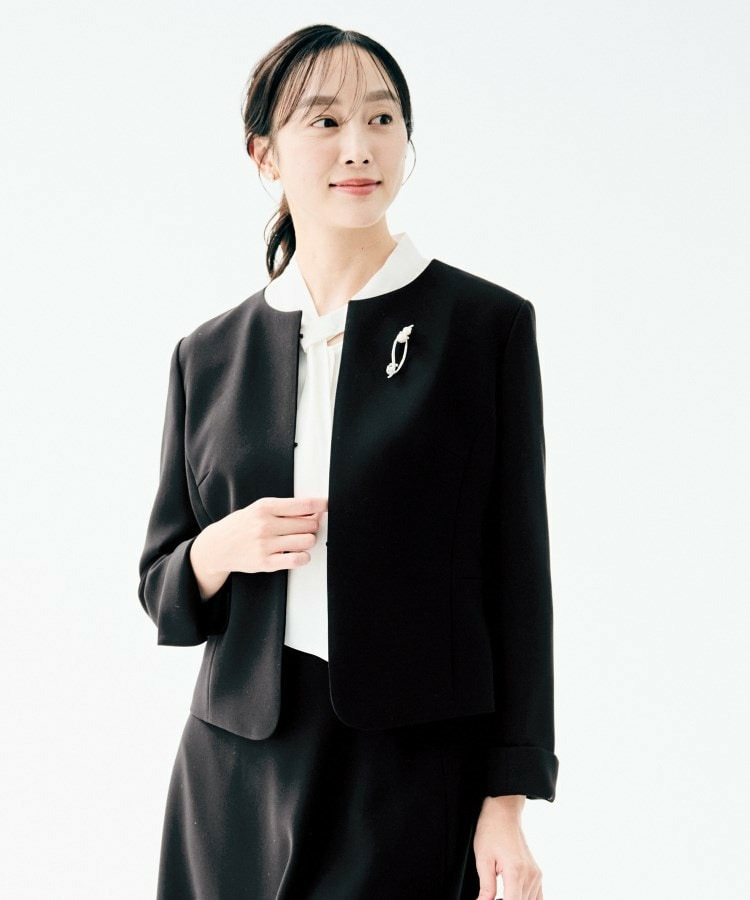 ノーカラージャケット1