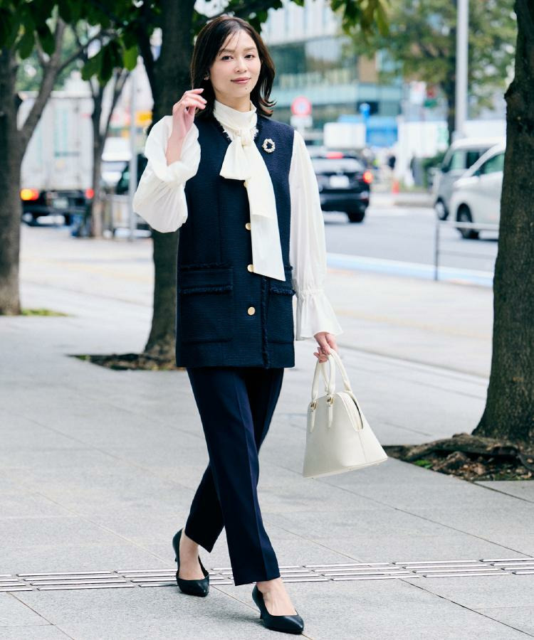 テーパードパンツ9