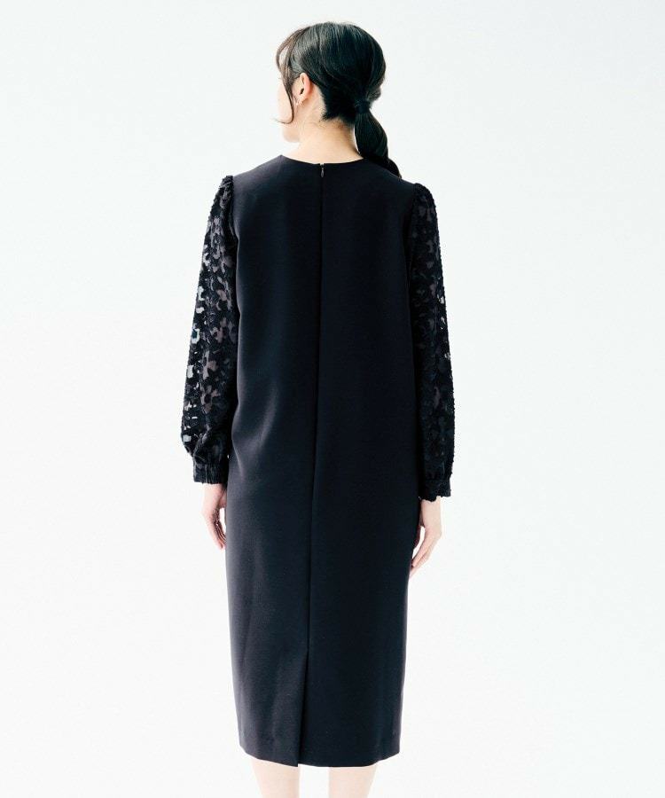 カットジャカードスリーブ ワンピース13