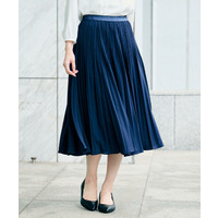 【ウエストゴム/セレモニー】デシン プリーツスカート