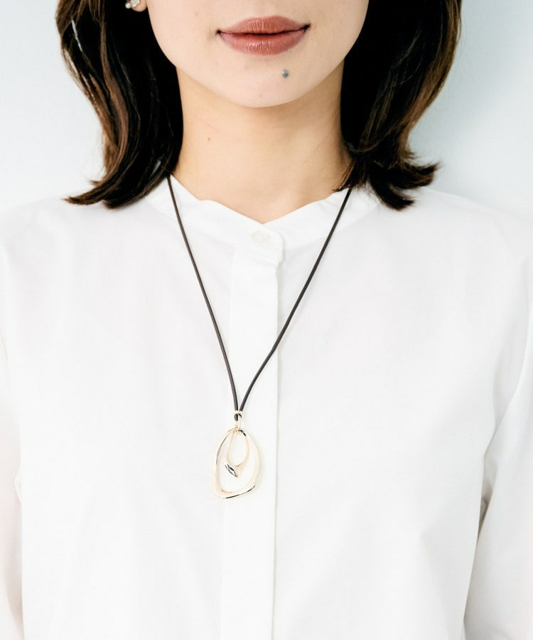 レザー調トップネックレス6