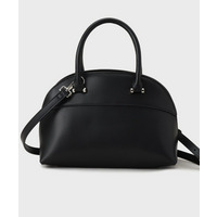 スプリットレザーラウンドボストンバッグ