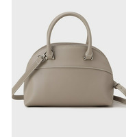 スプリットレザーラウンドボストンバッグ