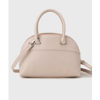 スプリットレザーラウンドボストンバッグ