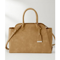 スエード調ZIPトート