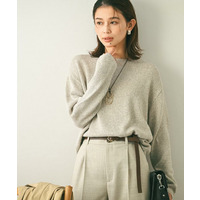 【洗える/光沢感】ファンシーヤーンニット